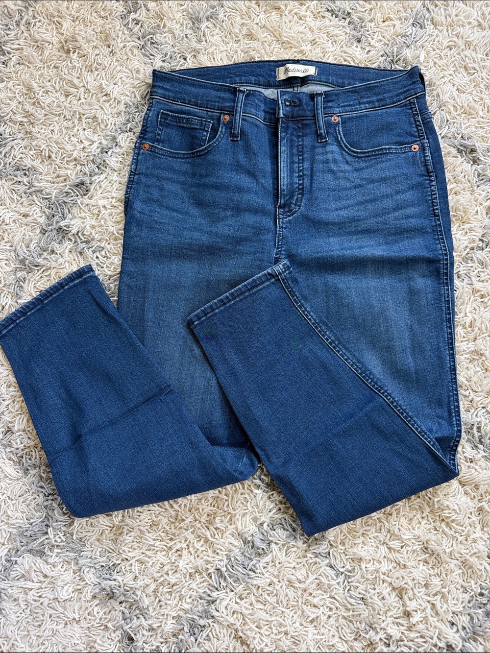 Madewell Indigo Slim High-Rise Jeans